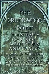 Book cover of The Greenwood Poet by Unknown