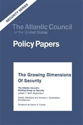 Book cover of The Growing Dimensions of Security by Joseph J. Wolf