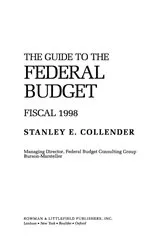 Book cover of The Guide to the Federal Budget by Stanley E. Collender