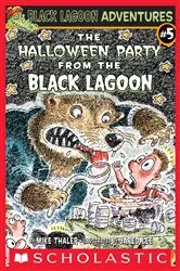 Book cover of The Halloween Party from the Black Lagoon (Black Lagoon Adventures #5) by Mike Thaler