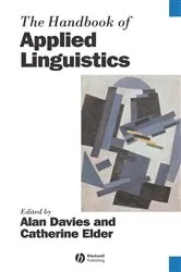 Book cover of The Handbook of Applied Linguistics by Alan Davies