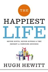 Book cover of The Happiest Life by Hugh Hewitt