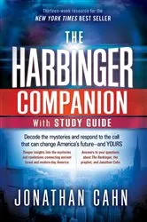 Book cover of The Harbinger Companion With Study Guide by Jonathan Cahn
