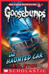 Book cover of The Haunted Car (Classic Goosebumps #30) by R. L. Stine