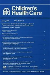 Book cover of The Health Care Setting As A Context for the Prevention and Treatment of Child Abuse by Keith L. Kaufman