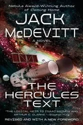 Book cover of The Hercules Text by Jack McDevitt