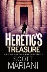 Book cover of The Heretic’s Treasure by Scott Mariani