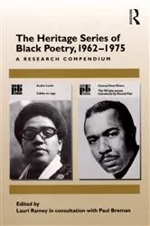 Book cover of The Heritage Series of Black Poetry, 1962–1975 by Lauri Ramey