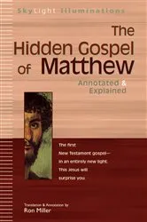 Book cover of The Hidden Gospel of Matthew by Ron Miller
