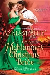 Book cover of The Highlander's Christmas Bride by Vanessa Kelly