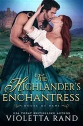 Book cover of The Highlander's Enchantress by Violetta Rand