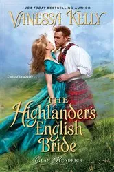Book cover of The Highlander's English Bride by Vanessa Kelly