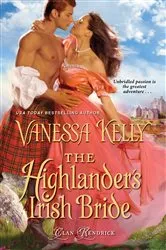 Book cover of The Highlander's Irish Bride by Vanessa Kelly
