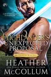 Book cover of The Highlander’s Unexpected Proposal by Heather McCollum
