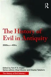 Book cover of The History of Evil in Antiquity by Tom Angier