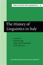 Book cover of The History of Linguistics in Italy by Paolo Ramat