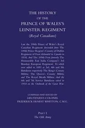 Book cover of The History of the Prince of Wales's Leinster Regiment - Volume 1 by Frederick Ernest Whitton