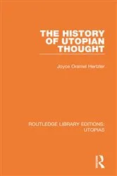 Book cover of The History of Utopian Thought by Joyce Oramel Hertzler