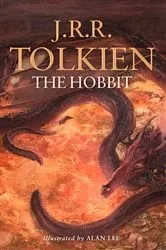 Book cover of The Hobbit by J. R. R. Tolkien