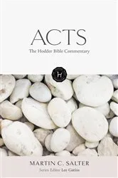 Book cover of The Hodder Bible Commentary: Acts by Martin Salter