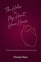 Book cover of The Holes in My Heart Have Names by Poonam Basu