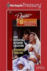 Book cover of THE HONOR BOUND GROOM by Jennifer Greene