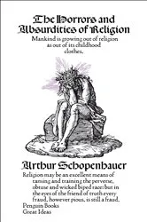 Book cover of The Horrors and Absurdities of Religion by Arthur Schopenhauer