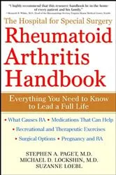 Book cover of The Hospital for Special Surgery Rheumatoid Arthritis Handbook by Unknown