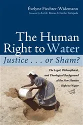 Book cover of The Human Right to Water: Justice . . . or Sham? by Evelyne Fiechter-Widemann