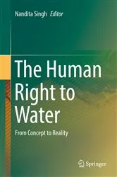 Book cover of The Human Right to Water by Nandita Singh