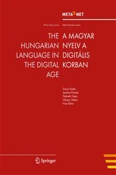 Book cover of The Hungarian Language in the Digital Age by Georg Rehm