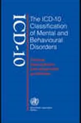 Book cover of The ICD-10 Classification of Mental and Behavioural Disorders by World Health Organization