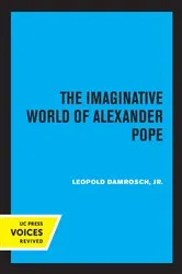 Book cover of The Imaginative World of Alexander Pope by Damrosch, Leopold, Jr.