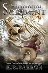 Book cover of The Immortal Serpent by K.E. Barron