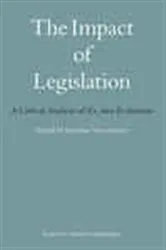Book cover of The Impact of Legislation by Jonathan Verschuuren