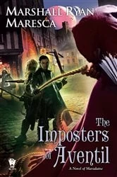 Book cover of The Imposters of Aventil by Marshall Ryan Maresca