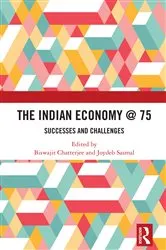 Book cover of The Indian Economy @ 75 by Chatterjee Biswajit