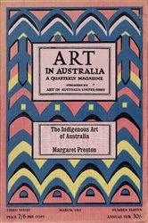 Book cover of The Indigenous Art of Australia by Margaret Preston