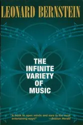 Book cover of The Infinite Variety of Music by Leonard Bernstein