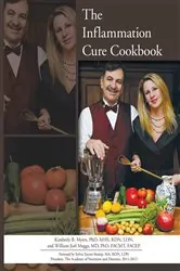 Book cover of The Inflammation Cure Cookbook by William Joel Meggs