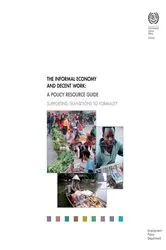 Book cover of The Informal Economy and Decent Work by ILO