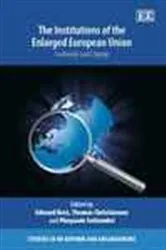 Book cover of The Institutions of the Enlarged European Union by Edward Best