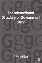 Book cover of The International Directory of Government 2022 (19th ed.) by Europa Publications