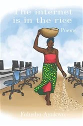Book cover of The internet is in the rice by Asukwo