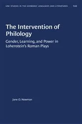Book cover of The Intervention of Philology by Jane O. Newman
