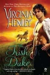Book cover of The Irish Duke by Virginia Henley