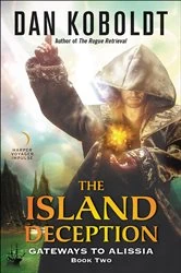 Book cover of The Island Deception by Dan Koboldt