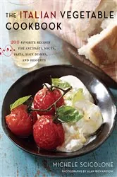 Book cover of The Italian Vegetable Cookbook by Michele Scicolone