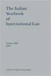 Book cover of The Italian Yearbook of International Law , Volume 13 (2003) by Benedetto Conforti