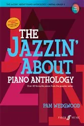Book cover of The Jazzin' About Piano Anthology by Pam Wedgwood